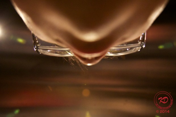 "Selfie" while in a packed hotel elevator.
