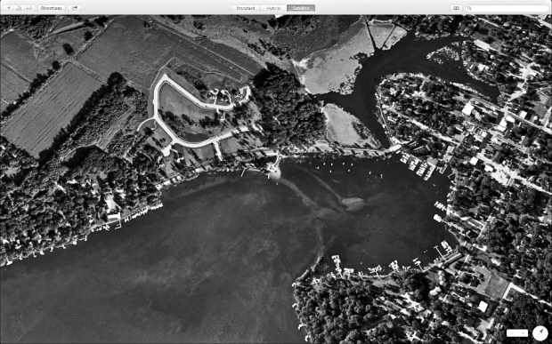 Satellite photo of where I will be shooting next month.